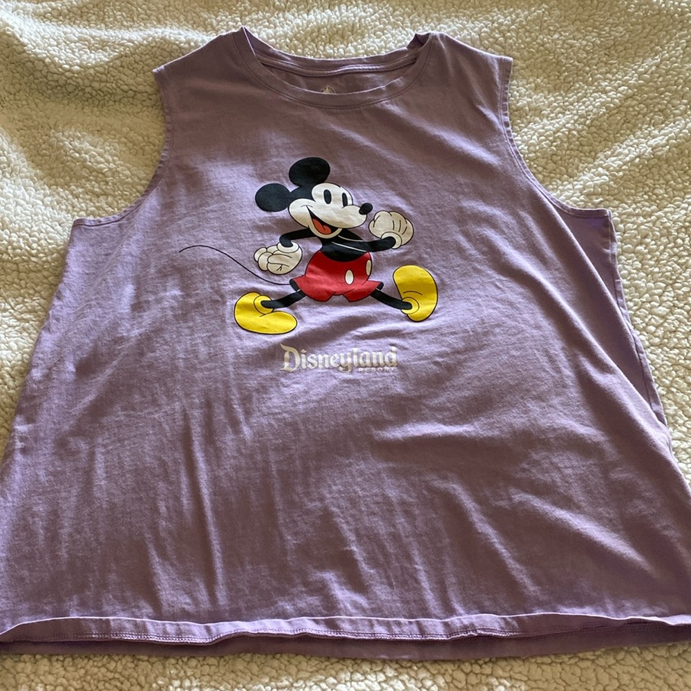 Disney Lavender Mickey Mouse Tank Top XL